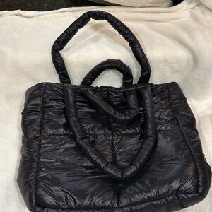 Black Quilted Women's Bag